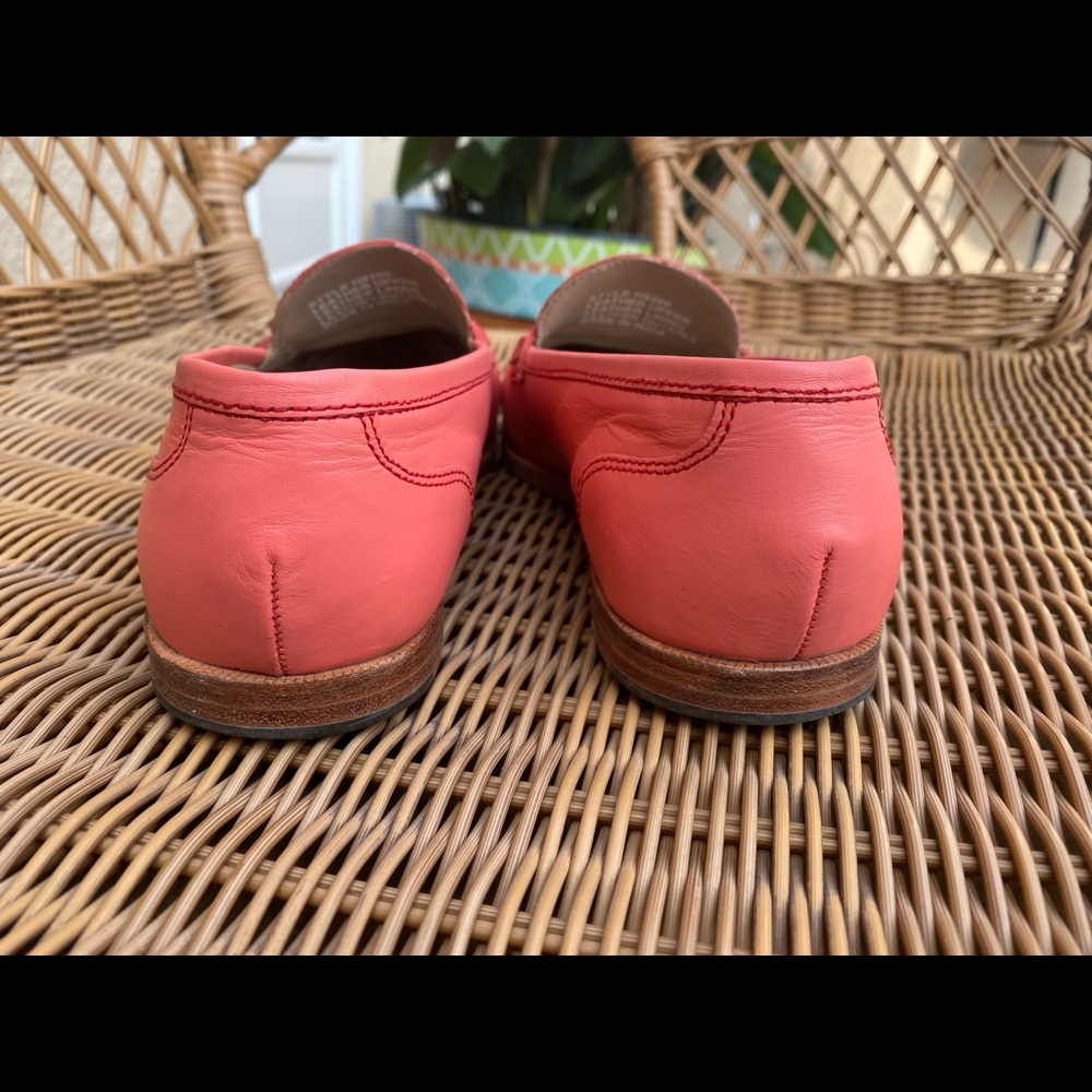 J.Crew Ryan Penny Loafer-leather Style H8200 coral - Picture 5 of 8